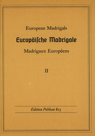 Madrigaux Europeens