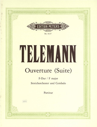 Overture (Suite) In F Minor (TELEMANN GEORG PHILIPP)