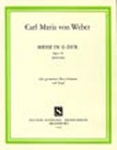 Mass In G (Jubelmesse) Op. 76 (WEBER CARL MARIA VON)