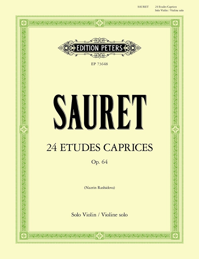 24 Etudes Caprices, Op. 64 (SAURET EMILE)