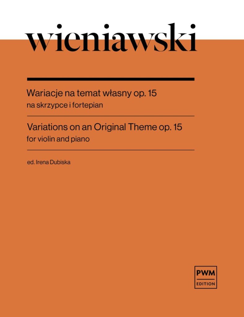 Variations Sur Un Theme Original Op. 15 (WIENIAWSKI)