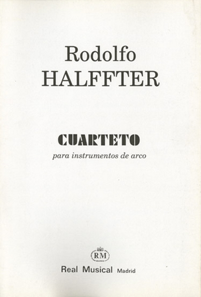 Cuarteto Op. 24 (HALFFTER R)