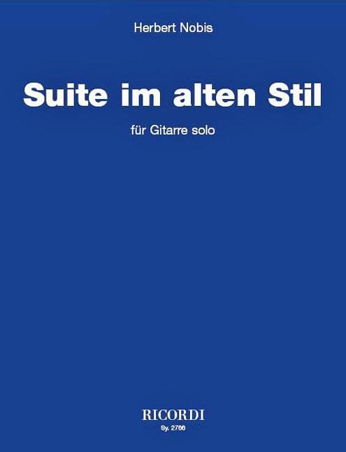 Suite Im Alten Stil (NOBIS HERBERT)
