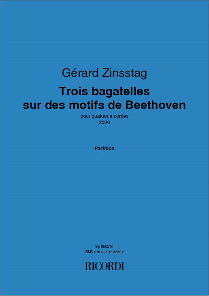 Trois bagatelles sur des motifs de Beethoven