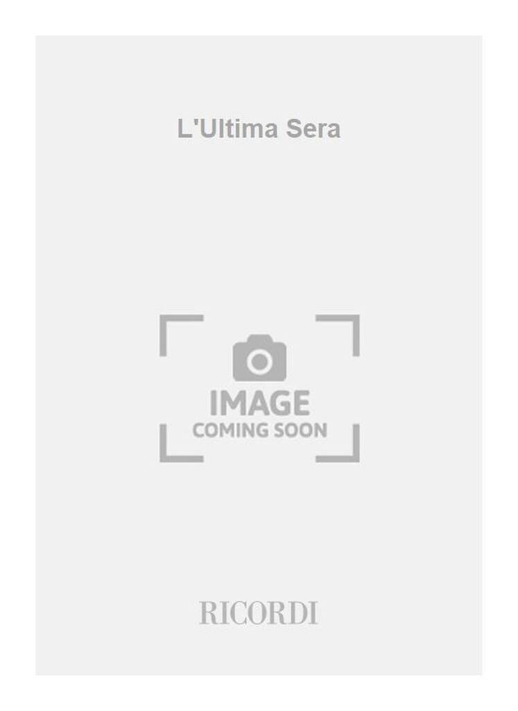 Ultima Sera (1980) Per Voce Femminile E 5 Strumenti
