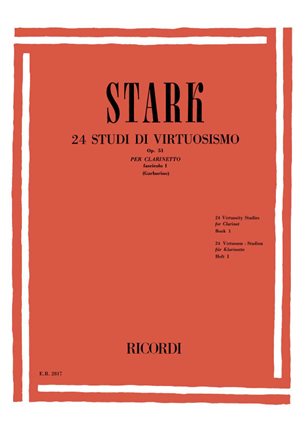 24 Studi Di Virtuosismo, Op. 51 Per Clarinetto - Fascicolo I (STARK ROBERT)
