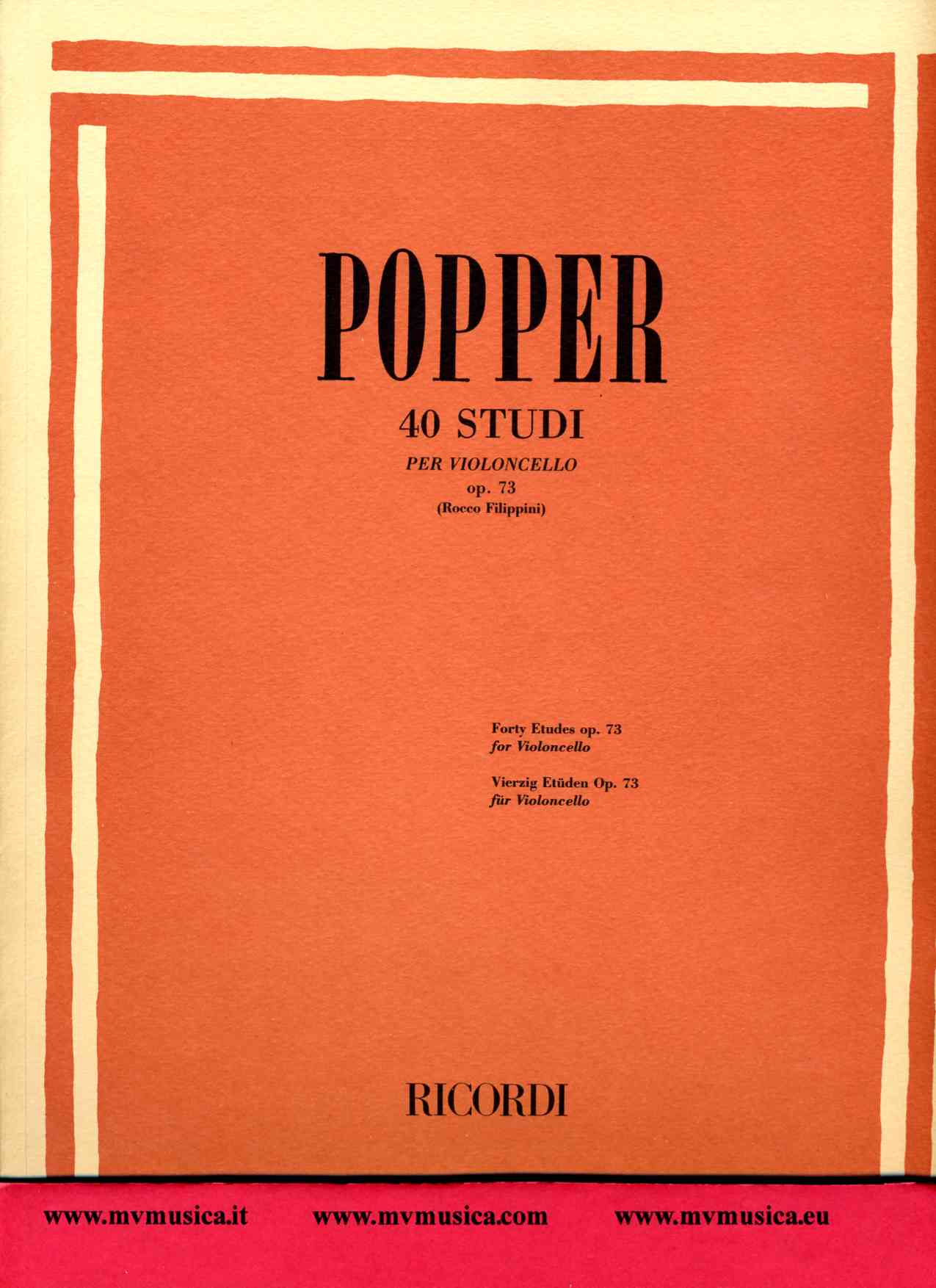 40 Studi Op. 73 (POPPER DAVID)
