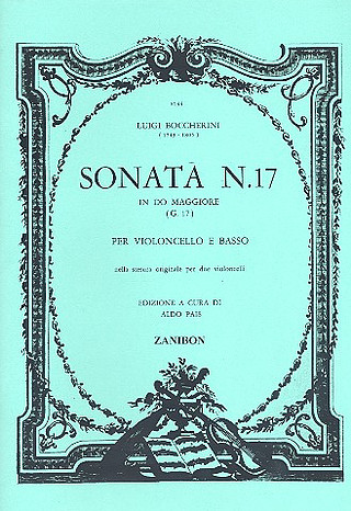 Sonata N. 17 In Do Maggiore Per Violoncello E Basso