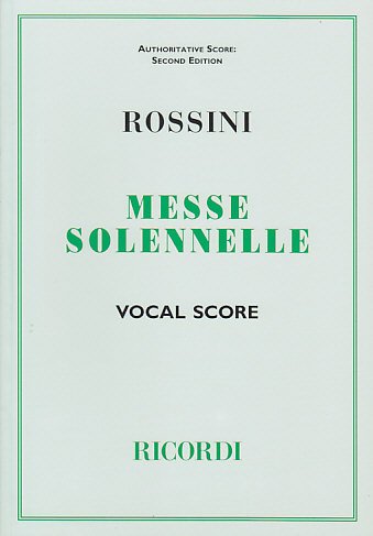Petite Messe Solennelle (Latinus/English) Vocal Score