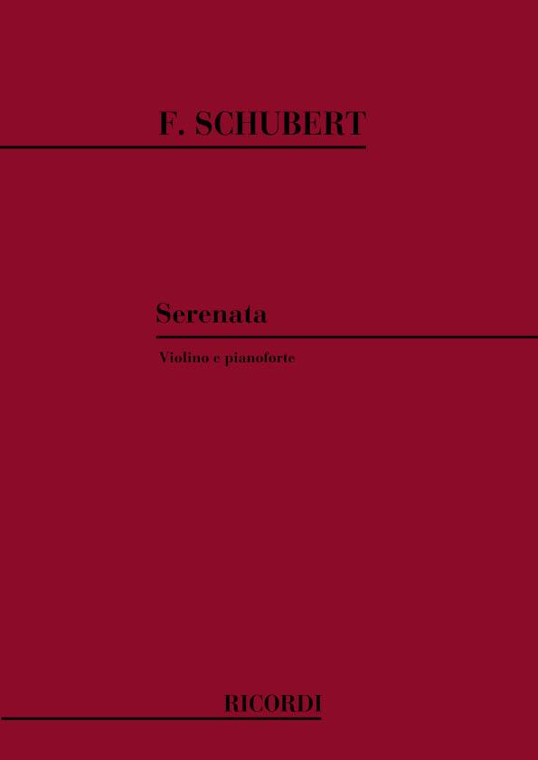 Serenata Per Violino E Pianoforte (Alard) (SCHUBERT FRANZ)
