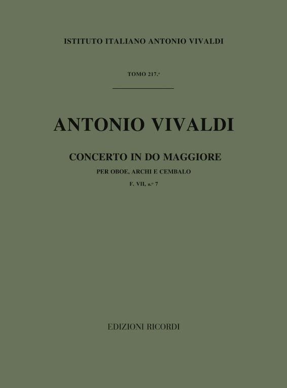 Concerto Per Oboe, Archi E B.C.: In Do Rv 448 - F.VIi/7 Tomo 217 (VIVALDI ANTONIO)