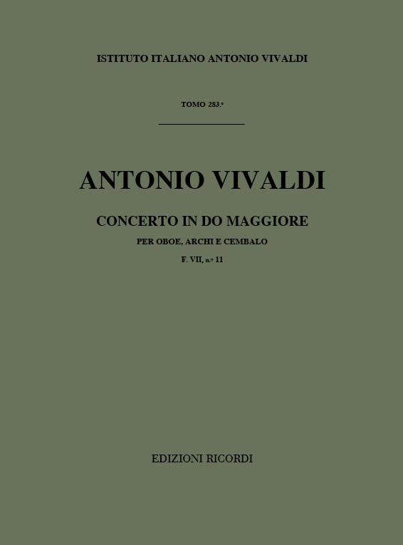 Concerto Per Oboe, Archi E B.C.: In Do Rv 450 - F.VIi/11 Tomo 283 (VIVALDI ANTONIO)