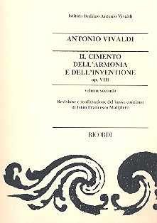 Conc. Per Vl., Archi E B.C. Delle Raccolte Edite In Vita Di Antonio Vivaldi: Op. VIii 'Il Cimento Dell'Armonia E Dell (VIVALDI ANTONIO)