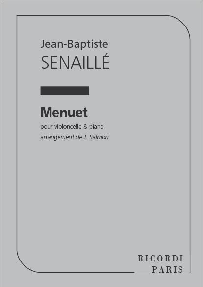 Menuet Violoncelle Et Piano (Salmon (SENAILLE JEAN-BAPTISTE)