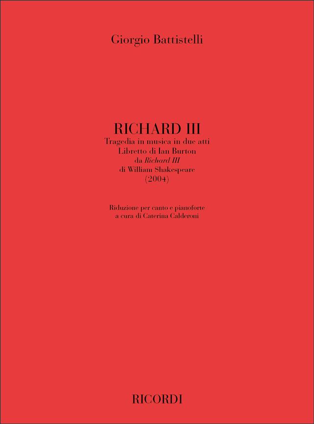 Richard III (BATTISTELLI GIORGIO)