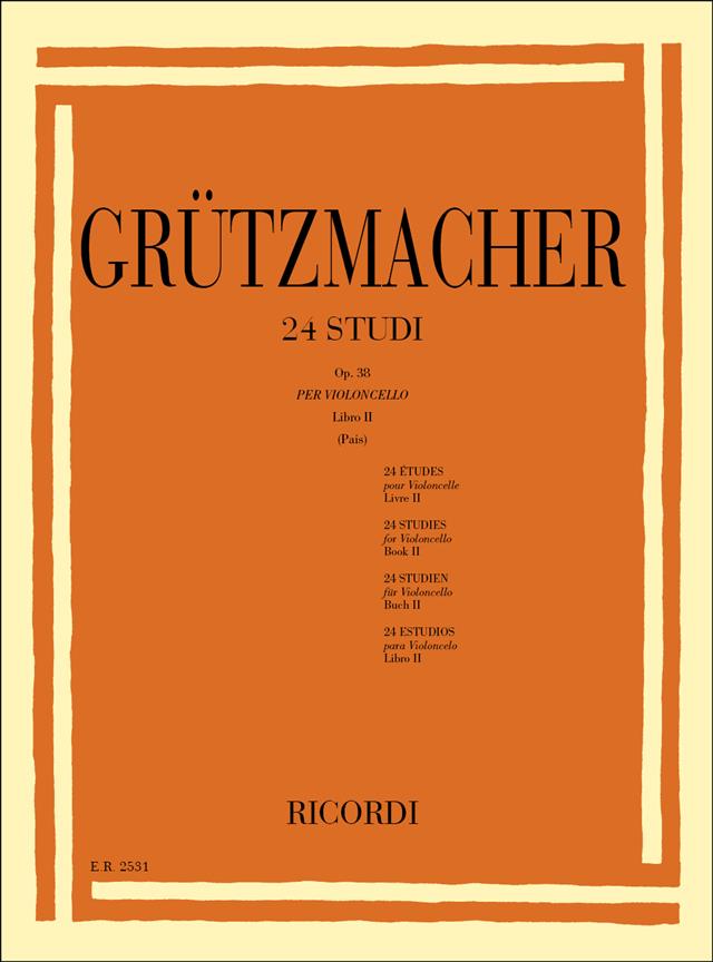 24 Studi Op. 38 - Libro II - Pais (GRUTZMACHER FRIEDRICH)