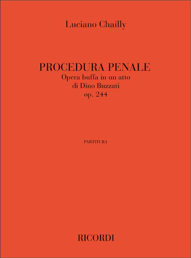 Procedura Penale (CHAILLY LUCIANO)