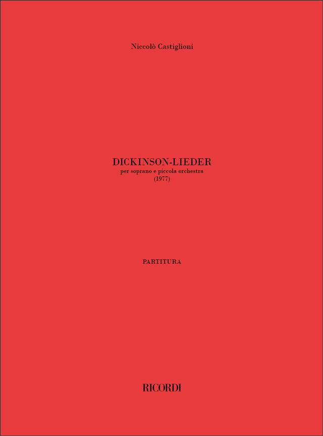 Dickinson - Lieder (CASTIGLIONI NICCOLO)