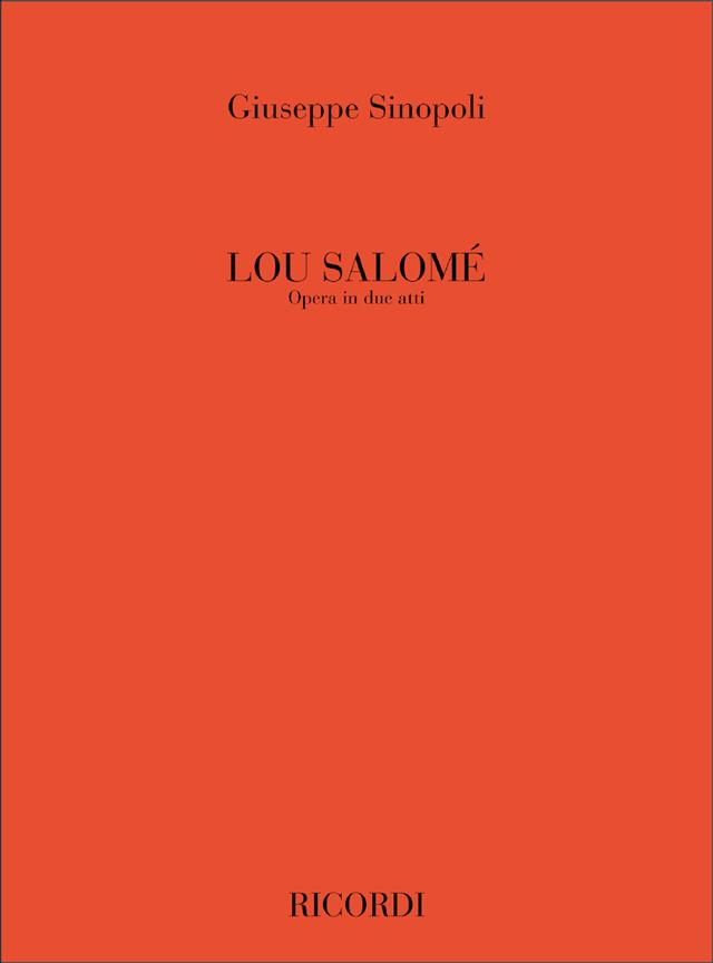 Lou Salome' (SINOPOLI GIUSEPPE)