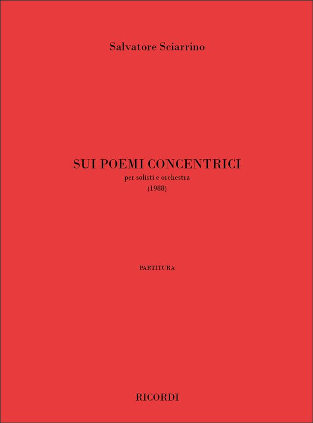 Sui Poemi Concentrici (SCIARRINO SALVATORE)