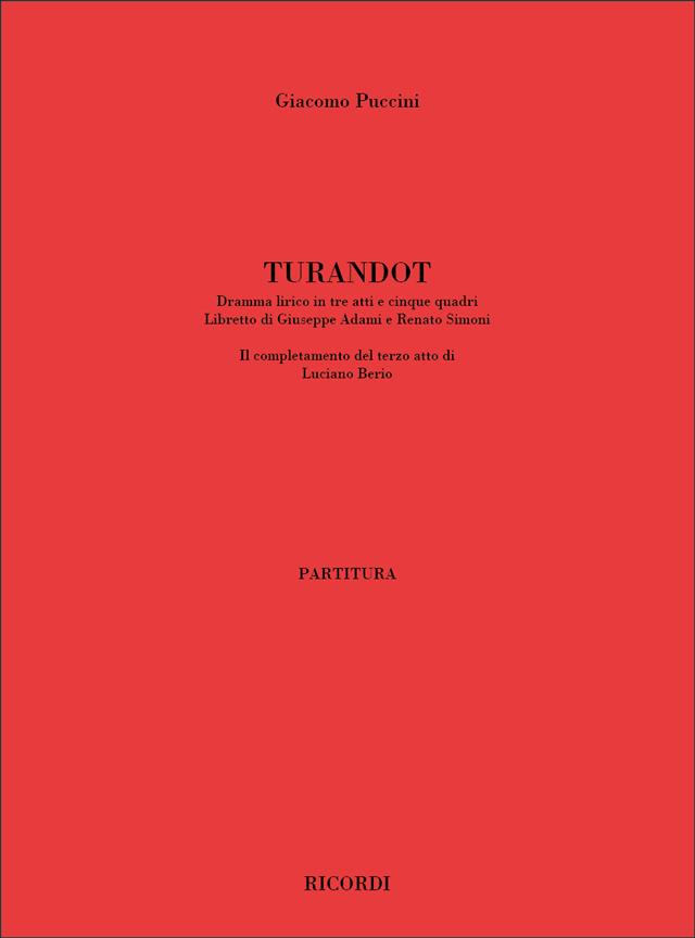 Turandot (PUCCINI / LUCIANO BERIO)