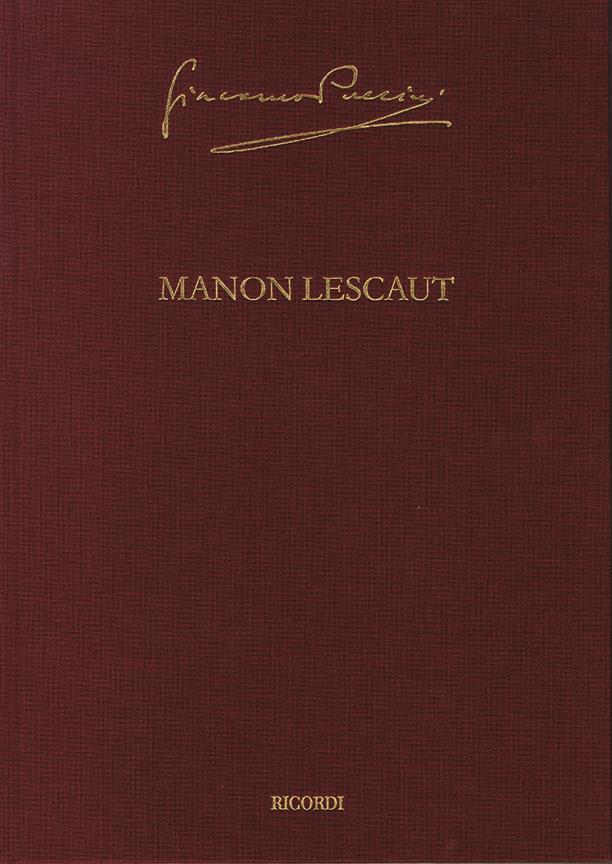 Manon Lescaut (PUCCINI GIACOMO)