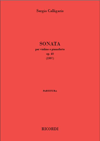 Sonata Op. 40 (CALLIGARIS SERGIO)