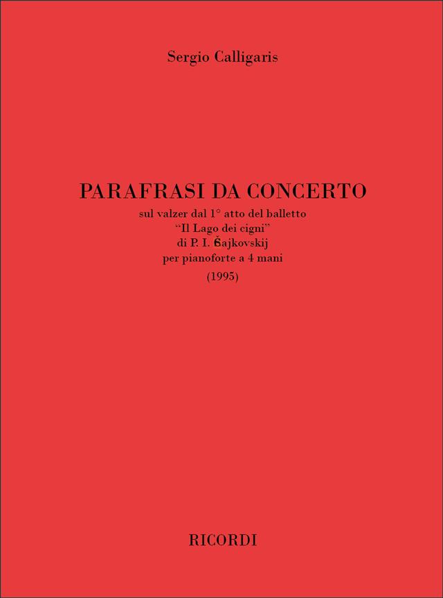 Parafrasi Da Concerto (CALLIGARIS SERGIO)