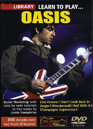 Dvd Lick Library Learn To Play Oasis