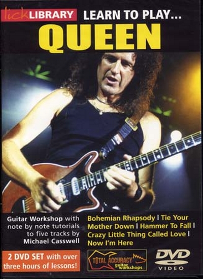 Dvd Lick Library Learn To Play Queen 2 Dvds