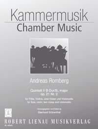 Quintette II En Bémol Majeur Op. 21, 2 Pour Flûte, Violon, 2 Altos Et Violoncelle (ROMBERG)