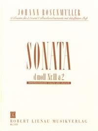 String Sonata 3 D Minor A 2 (ROSENMULLER JOHANN)
