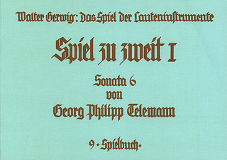 Sonata 6 (Spb 9) (Gerwig) (TELEMANN GEORG PHILIPP)