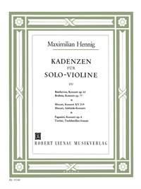 Complete Cadenzas (HENNIG MAXIMILIAN)