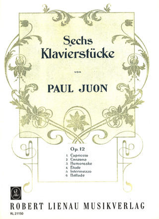 6 Pieces Op. 12 (JUON PAUL)