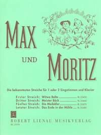Max Und Moritz. Vier Der Streiche, In Schöne Und Bekannte Musik Gesetzt (LORENZ CARL DANIEL)