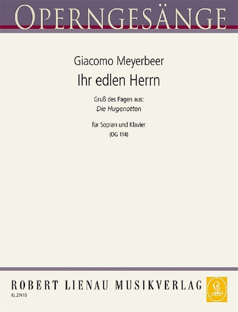 Hirtenlied (Rellstab) (Vh 29) (MEYERBEER GIACOMO)