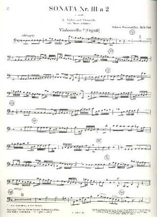 Sonata #3 D Minor A 2 (ROSENMULLER JOHANN)