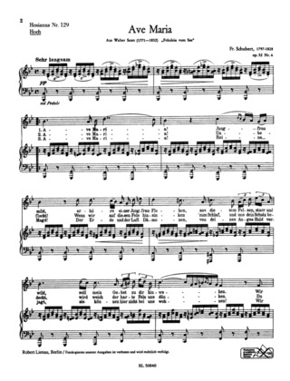 Ave Maria Op. 52, 6 (Hos 129) (SCHUBERT FRANZ)