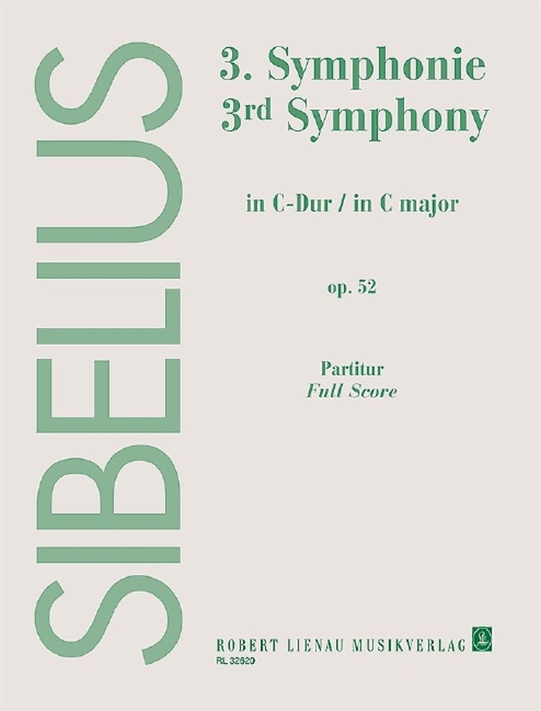 Symphony #3 C Major Op. 52 (SIBELIUS JEAN)