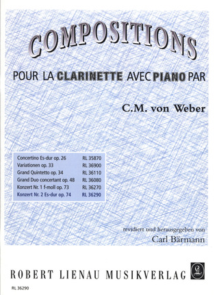 Concerto #2 E Flat Major Op. 74 (WEBER CARL MARIA VON)