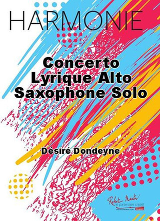 Concerto Lyrique Alto Saxophone Solo