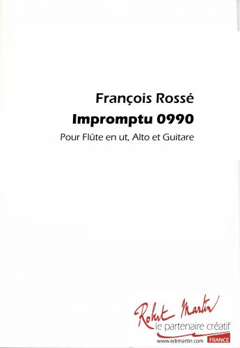 Impromptu 0990 Pour Alto, Flûte, Guitare (ROSSE FRANCOIS)
