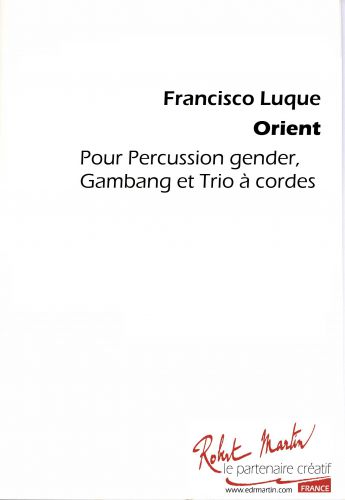 Orient Pour Gender, Gambang Et Trio A Cordes (LUQUE FRANCISCO)