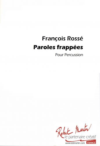 Paroles Frappees (ROSSE FRANCOIS)