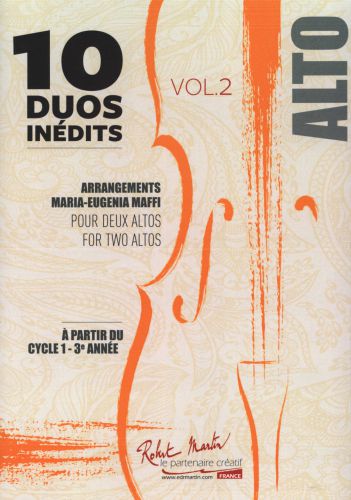 10 Duos Inedits Vol.2 Pour 2 Violons Altos (MAFFI MARIA EUGENIA)