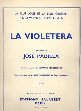 Violetera Piano (PADILLA JOSE)