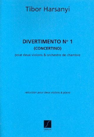 Divertimento N 1 2 Violons/Piano Reduction