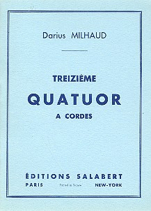 Quatuor Op. 268 N 13 Poche