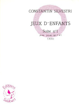 Suite N 1 Op. 3 N 1 Ext.Jeux D'Enfants Piano (SILVESTRI)